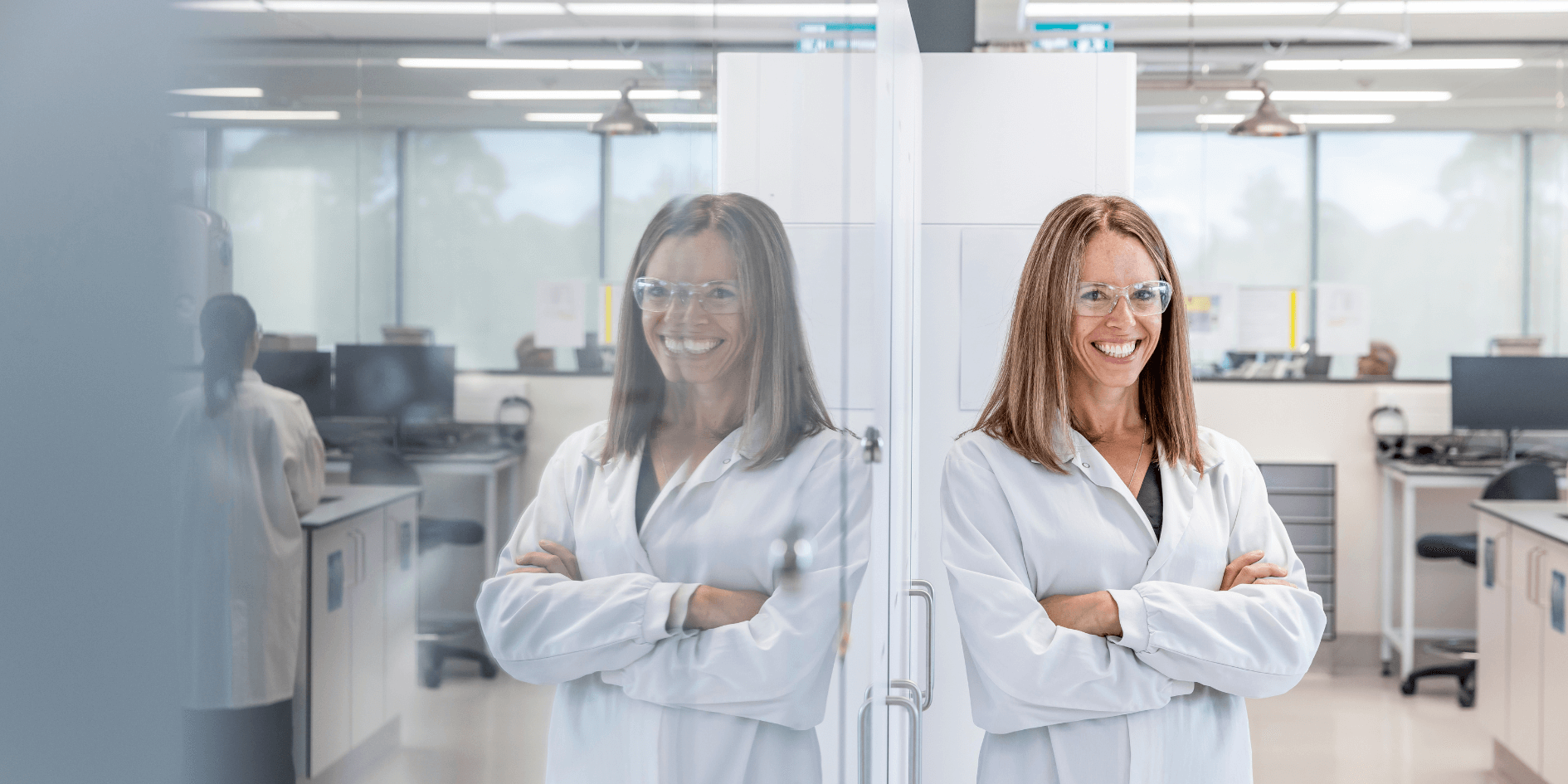 Alana in the new Douglas Innovation R&D lab